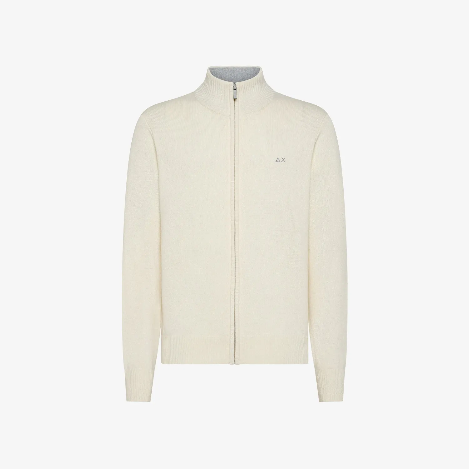 Sale Maglia con Full Zip e Collo Alto / Uomo Felpe