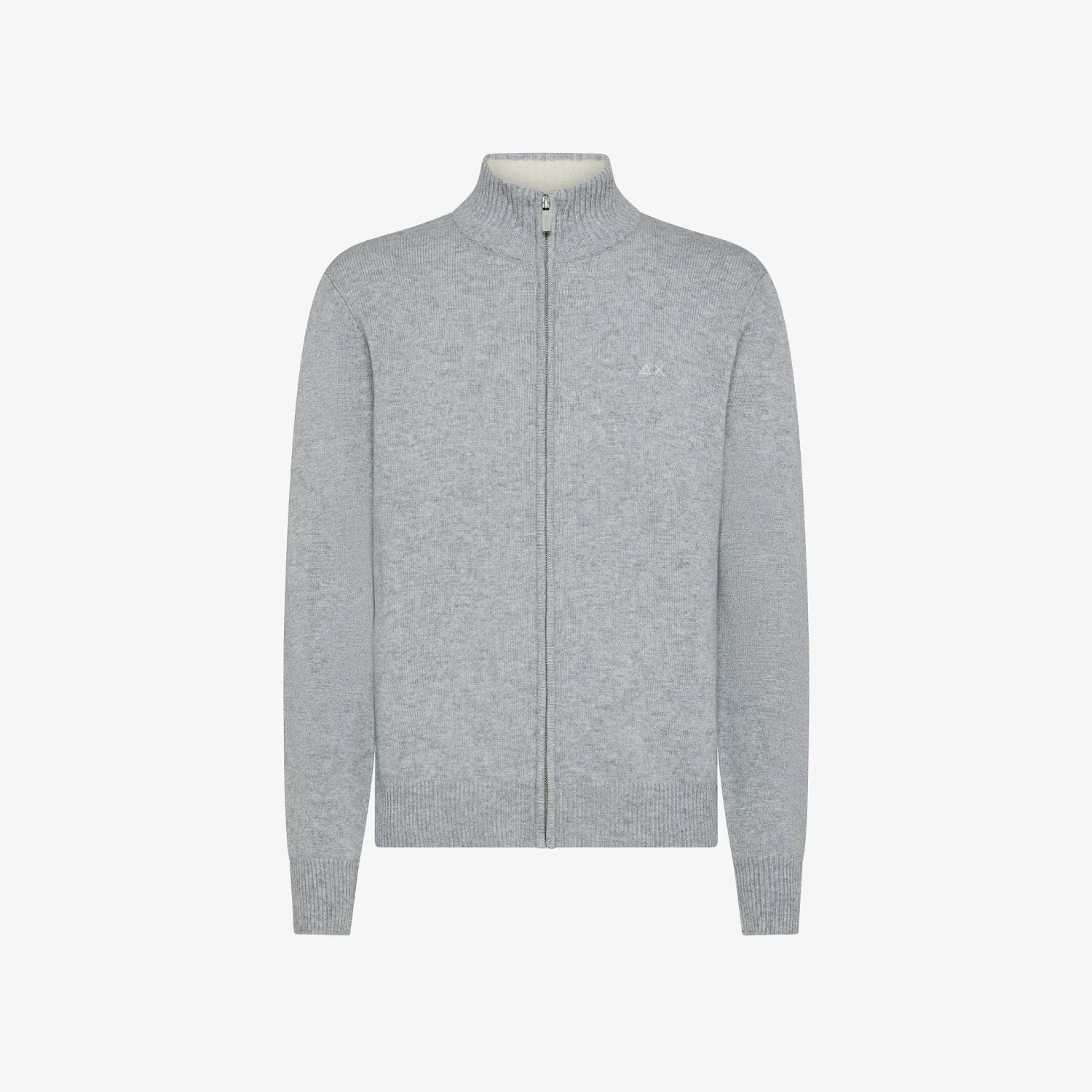 Sale Maglia con Full Zip e Collo Alto / Uomo Felpe