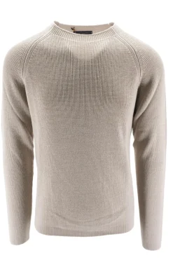 Discount Maglia con Girocollo e Maniche Raglan / Uomo Maglieria