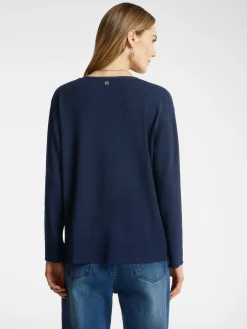 New Maglia con Scollo a V / Donna Maglieria