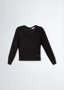 Online Maglia con Scollo a V Ampio / Donna Maglieria