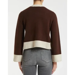 Hot Maglia Cropped in Lana e Cashmere / Donna Maglieria