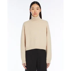 New Maglia Cropped in Puro Cachemire / Donna Maglieria