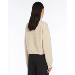 New Maglia Cropped in Puro Cachemire / Donna Maglieria