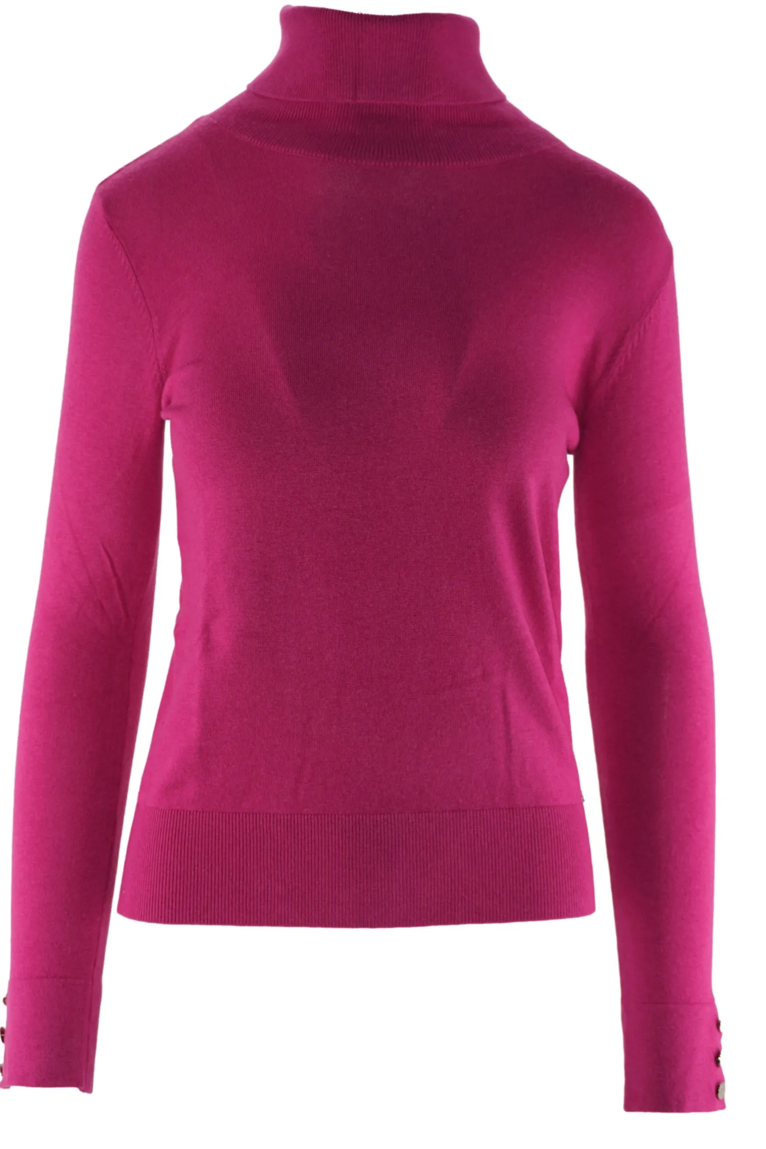 Outlet Maglia Dolcevita con Dettaglio Bottoni / Donna Maglieria