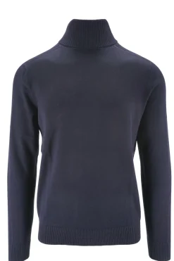 Hot Maglia Dolcevita con Dettagli a Costine / Uomo Maglieria