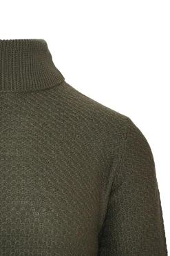 Sale Maglia Dolcevita con Tramatura / Uomo Maglieria