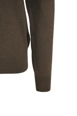 Clearance Maglia Dolcevita con Tramatura Frontale / Uomo Maglieria