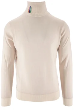 Discount Maglia Dolcevita in Lana / Beige Uomo Maglieria