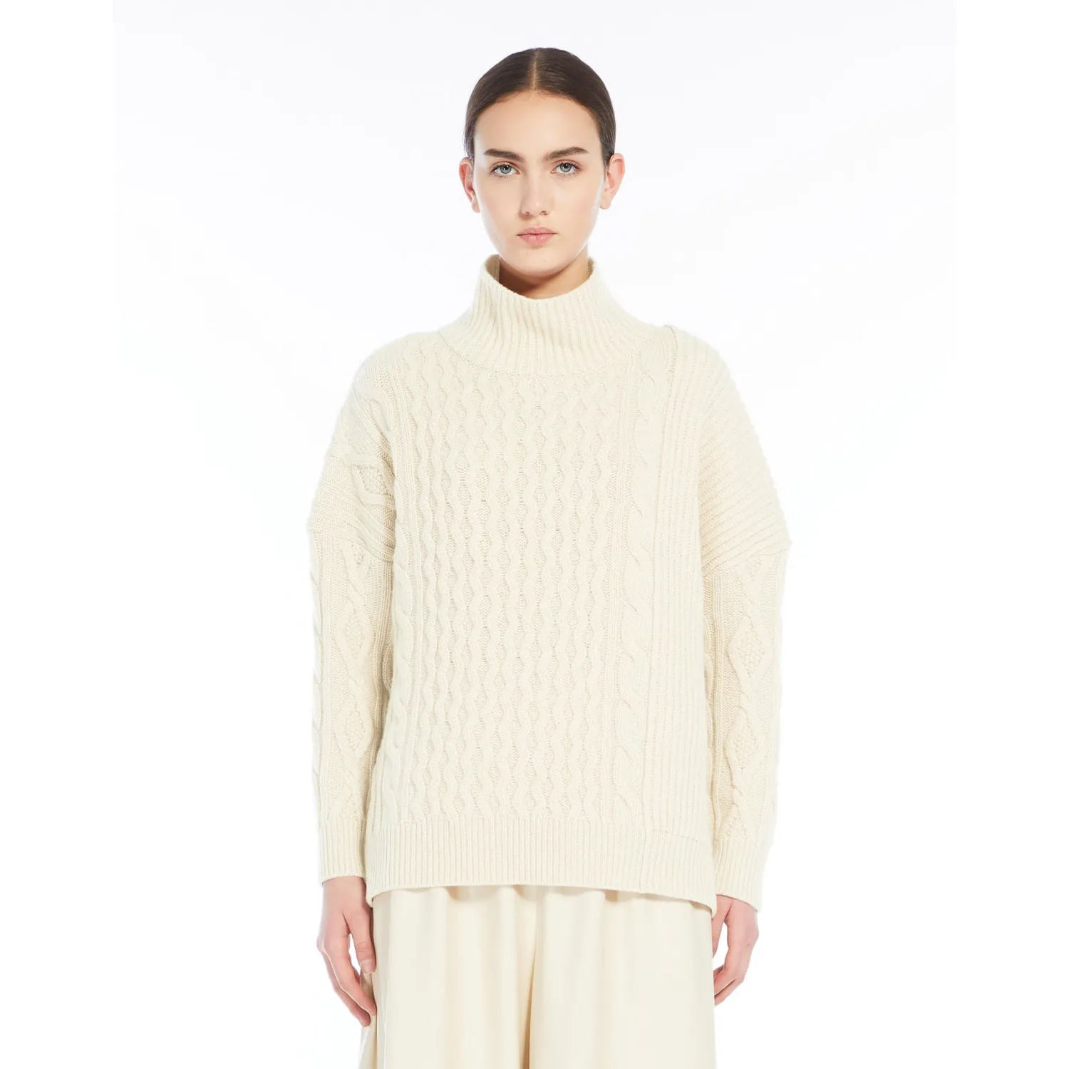 Maglia Dolcevita in Pura Lana / Donna Maglieria