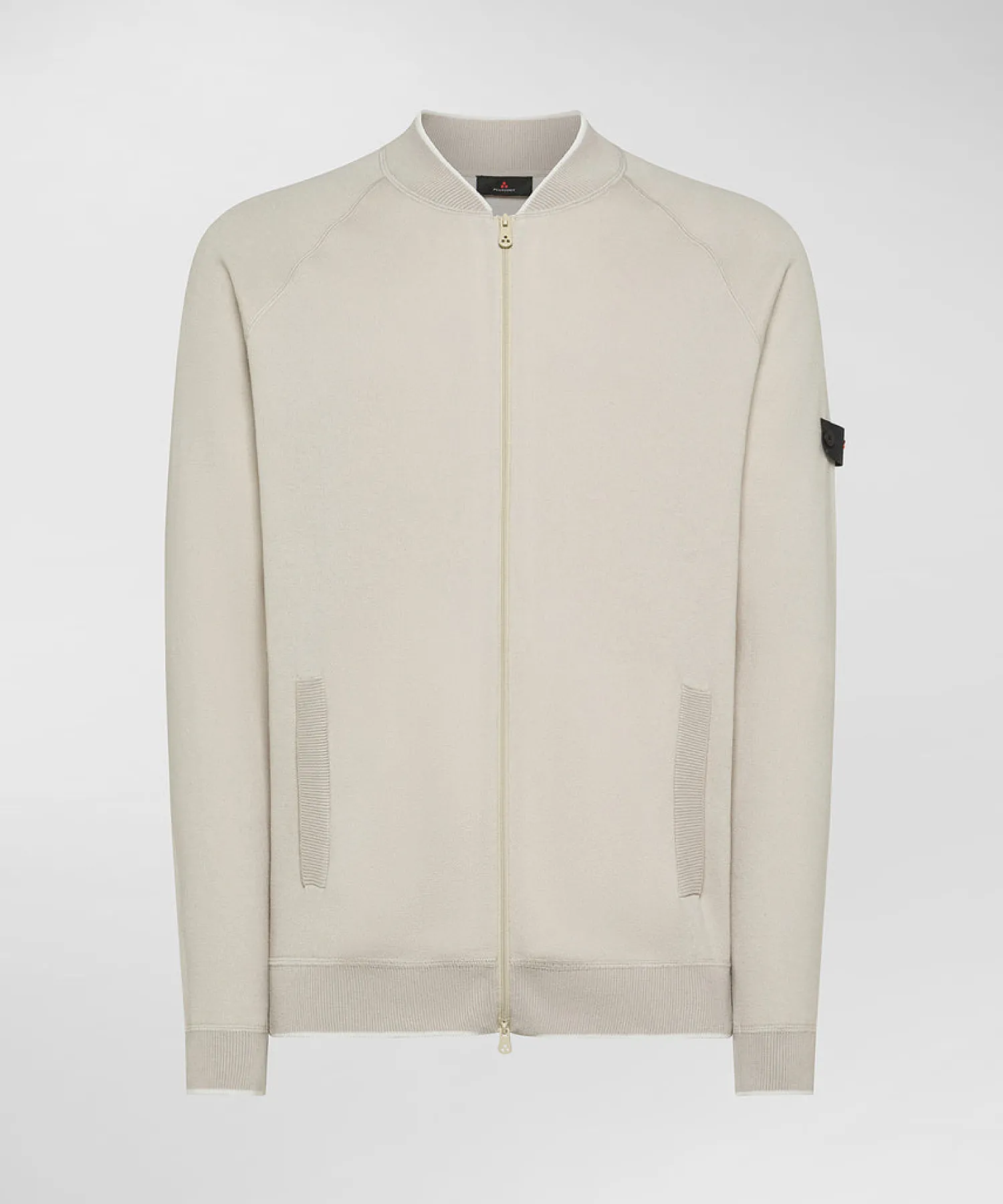 New Maglia Full Zip Effetto Felpa / Uomo Maglieria