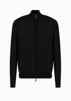 Best Maglia Fullzip in 100% Lana / Uomo Maglieria