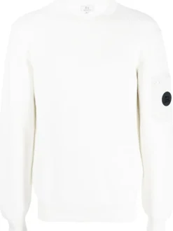 Clearance Maglia Girocollo con Applicazione / Uomo Maglieria