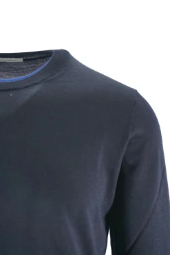 Maglia Girocollo con Dettaglio a Contrasto / Uomo Maglieria