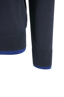 Maglia Girocollo con Dettaglio a Contrasto / Uomo Maglieria