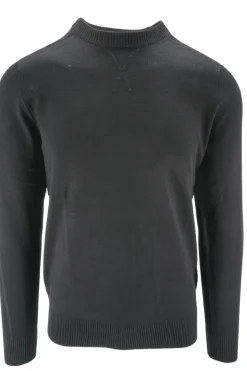 New Maglia Girocollo con Dettagli a Costine / Uomo Maglieria