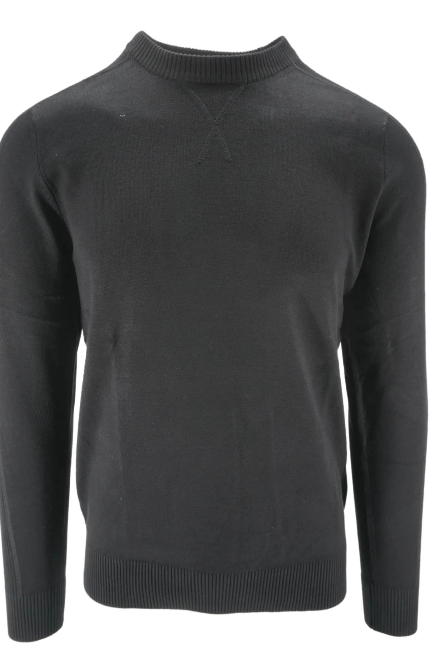 New Maglia Girocollo con Dettagli a Costine / Uomo Maglieria