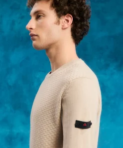 Online Maglia Girocollo con Logo / Uomo Maglieria