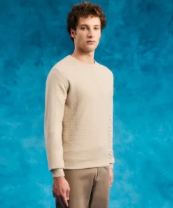Online Maglia Girocollo con Logo / Uomo Maglieria