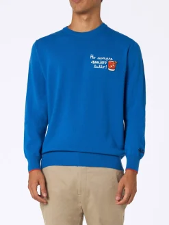 Outlet Maglia Girocollo con Stampa / Uomo Maglieria