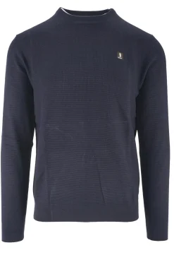 Clearance Maglia Girocollo con Tramatura / Uomo Maglieria