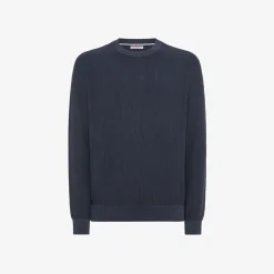 Online Maglia Girocollo con Tramatura / Uomo Maglieria