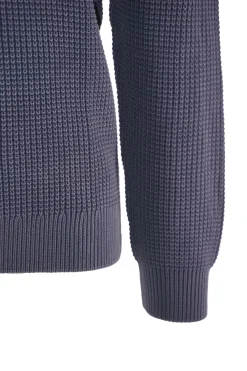 Outlet Maglia Girocollo con Tramatura / Uomo Maglieria
