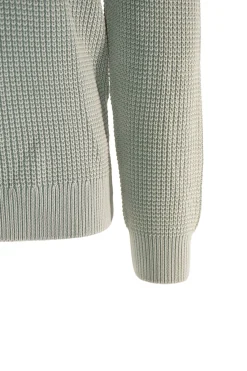 Outlet Maglia Girocollo con Tramatura / Uomo Maglieria