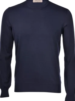 New Maglia Girocollo in Cotone Extrafine / Uomo Maglieria