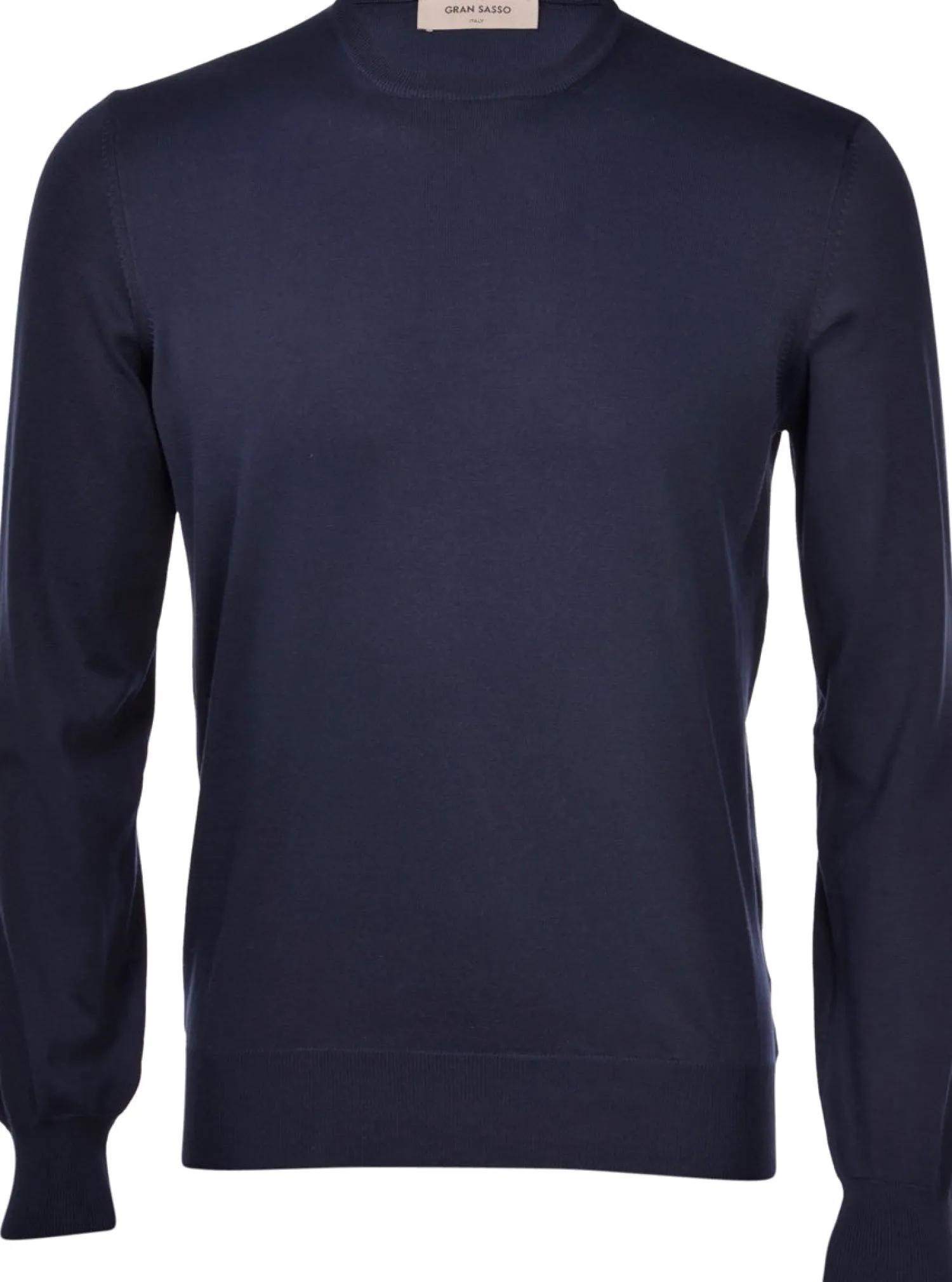 New Maglia Girocollo in Cotone Extrafine / Uomo Maglieria