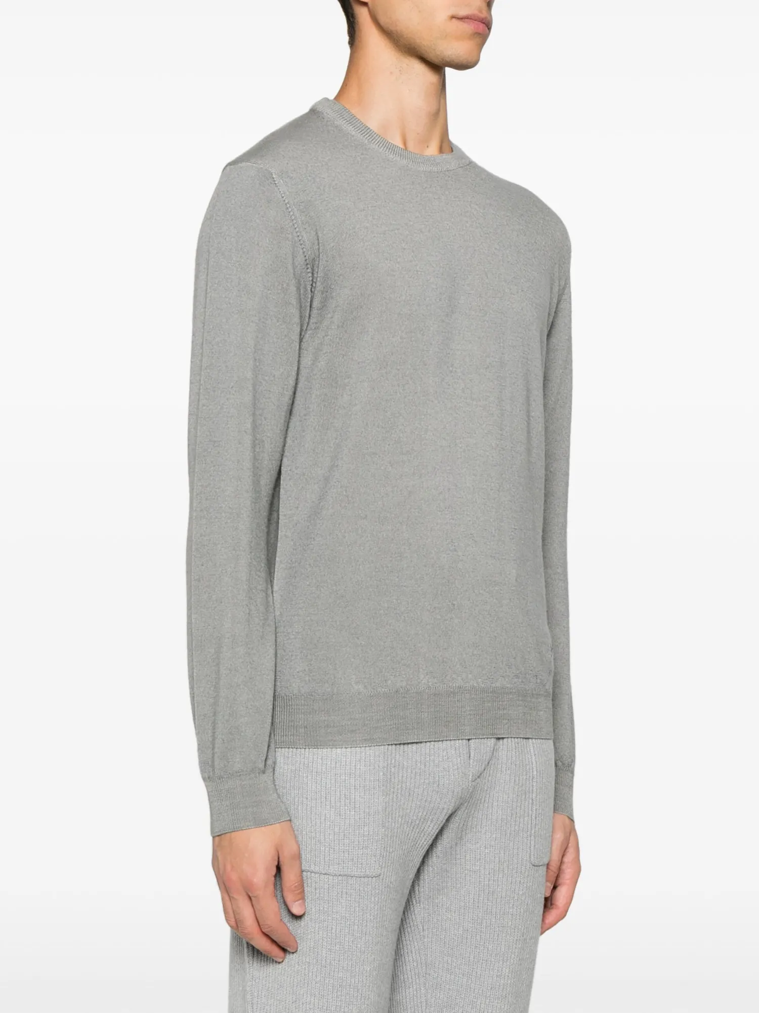 Clearance Maglia Girocollo in Lana / Uomo Maglieria