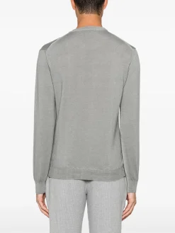 Clearance Maglia Girocollo in Lana / Uomo Maglieria