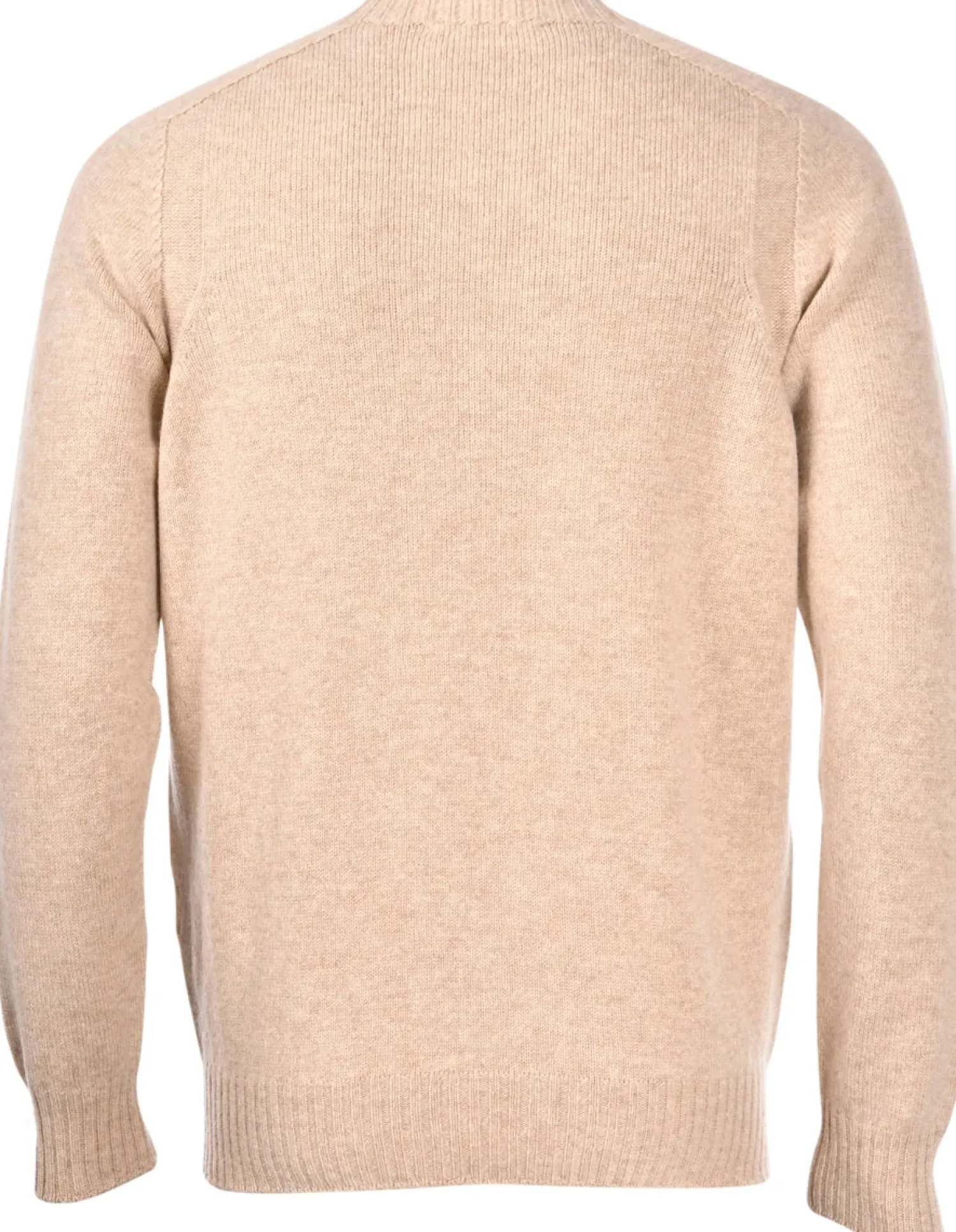 Discount Maglia Girocollo in Lana / Beige Uomo Maglieria