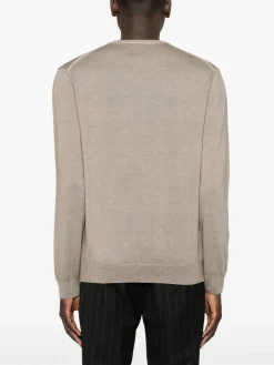 Clearance Maglia Girocollo in Lana / Uomo Maglieria