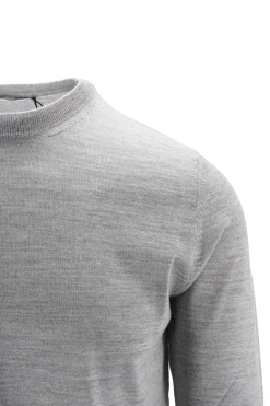 Online Maglia Girocollo in Lana e Seta / Uomo Maglieria