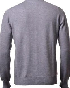 Discount Maglia Girocollo in Lana Merinos / Uomo Maglieria