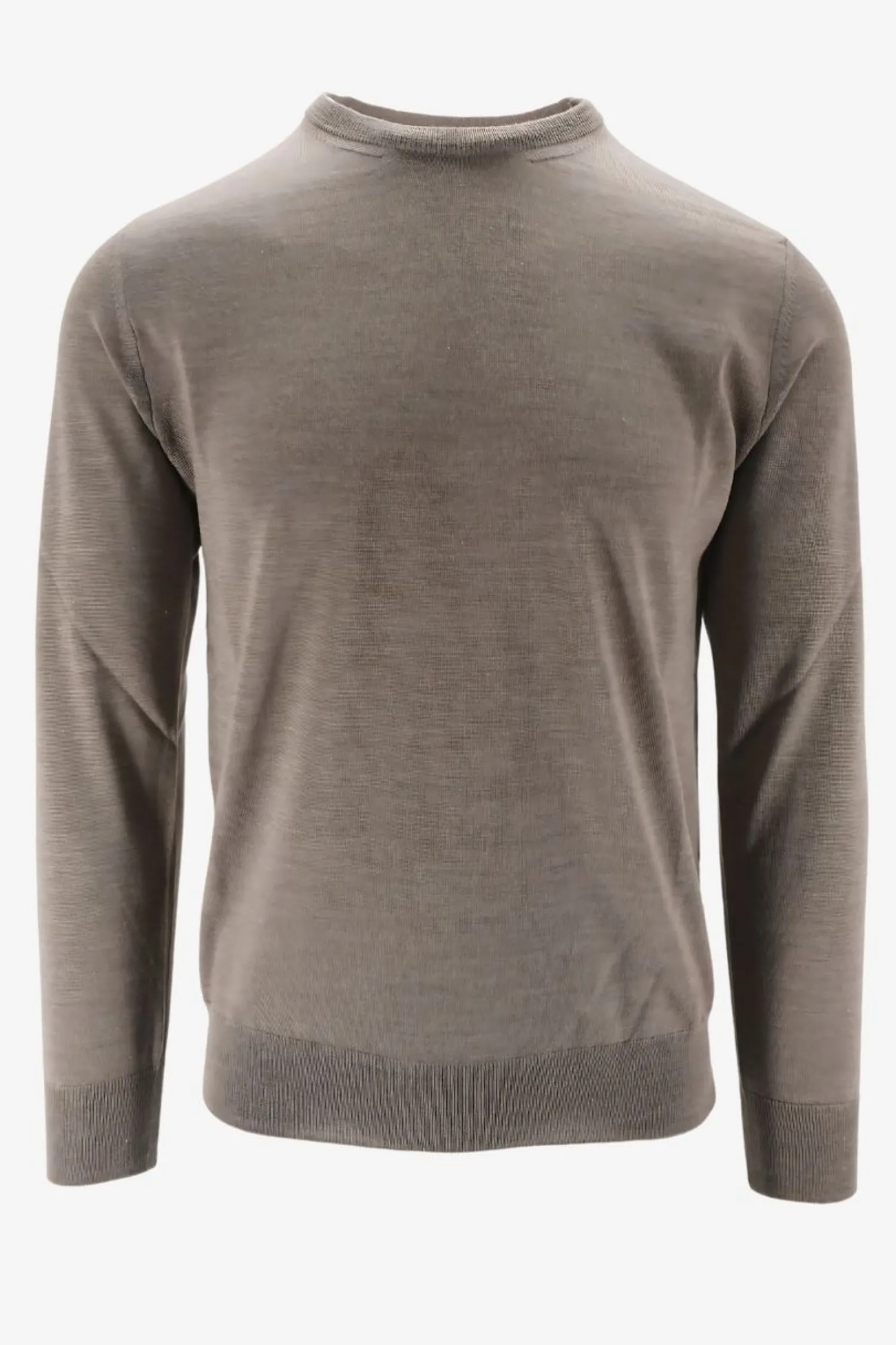 Outlet Maglia Girocollo in Lana e Seta / Uomo Maglieria