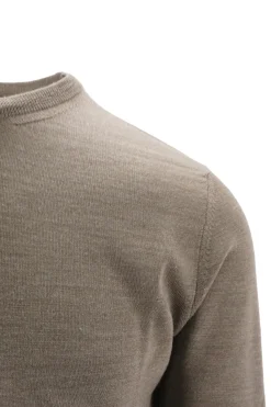 Outlet Maglia Girocollo in Lana e Seta / Uomo Maglieria