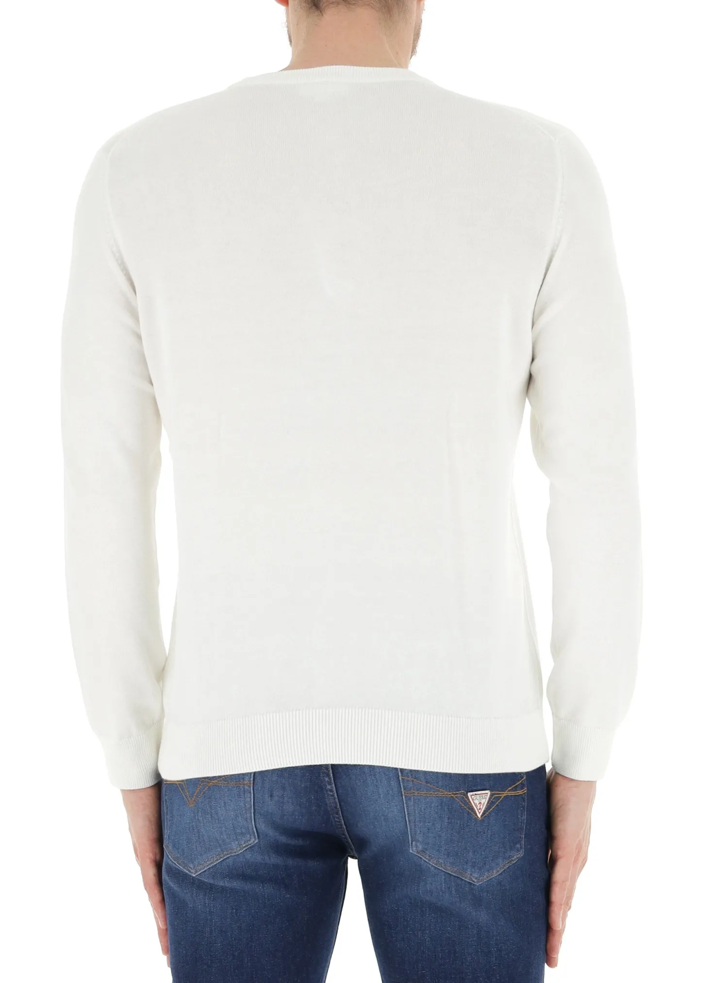 Discount Maglia Girocollo in Misto Cotone / Uomo Maglieria