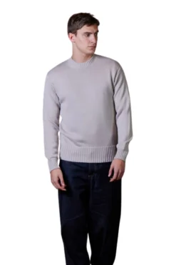 Outlet Maglia Girocollo in Misto Lana / Uomo Maglieria