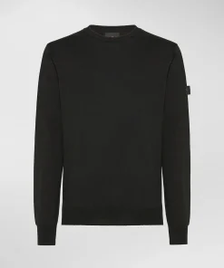 Discount Maglia Girocollo in Misto Lana e Cotone / Uomo Maglieria
