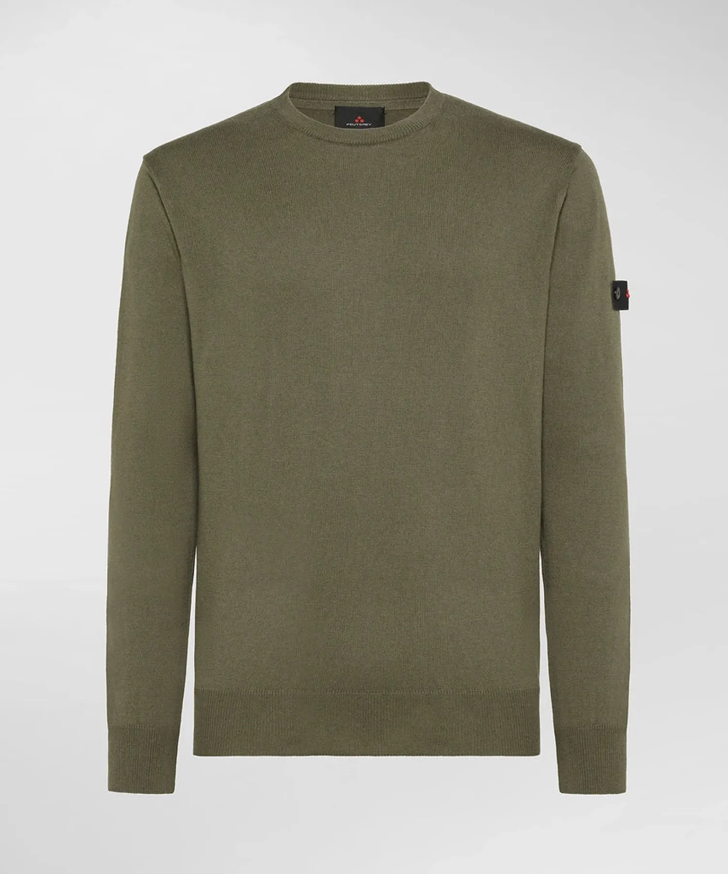Outlet Maglia Girocollo in Misto Lana e Cotone / Uomo Maglieria