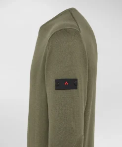 Outlet Maglia Girocollo in Misto Lana e Cotone / Uomo Maglieria
