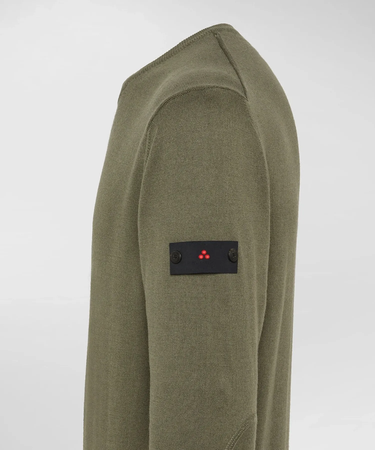 Outlet Maglia Girocollo in Misto Lana e Cotone / Uomo Maglieria