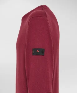 Outlet Maglia Girocollo in Misto Lana e Cotone / Uomo Maglieria