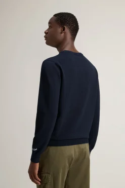 Online Maglia Girocollo in Puro Cotone / Uomo Maglieria