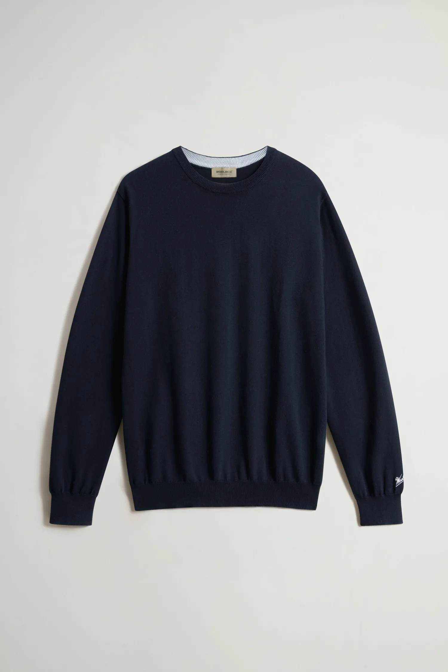 Online Maglia Girocollo in Puro Cotone / Uomo Maglieria