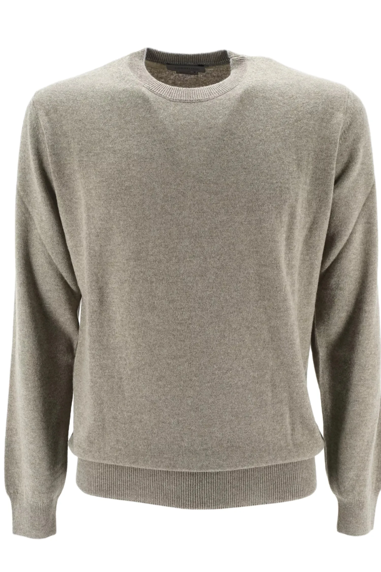 New Maglia Girocollo in Puro Cashmere / Verde Uomo Maglieria