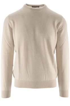 Discount Maglia Girocollo in Puro Cashmere / Uomo Maglieria