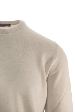 Discount Maglia Girocollo in Puro Cashmere / Uomo Maglieria